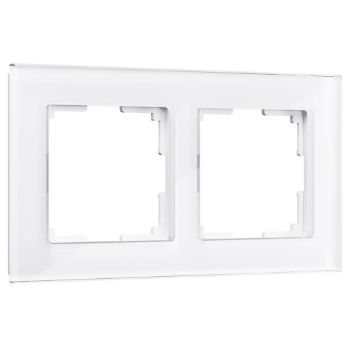 Рамка Werkel Favorit на 2 поста белая WL01-Frame-02 4690389061219