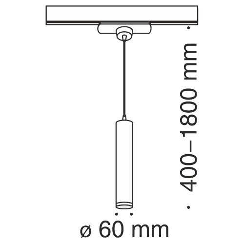 Трековый светильник Maytoni Track TR008-1-GU10-W Трековый светильник Maytoni Track TR008-1-GU10-W