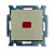 Выключатель кнопочный одноклавишный ABB Basic55 10A 250V с подсветкой шампань 2CKA001413A1092