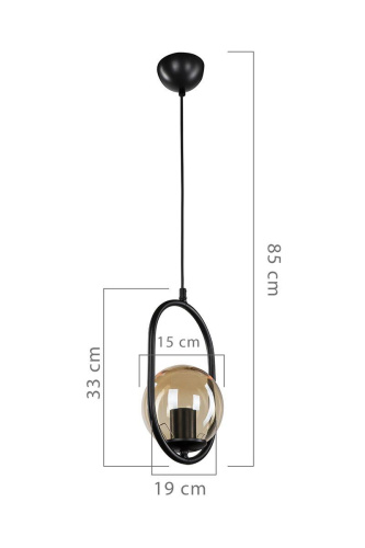 Подвесной светильник Toplight Kerrie TL1609H-01BK Подвесной светильник Toplight Kerrie TL1609H-01BK