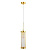 Подвесной светильник Crystal Lux Tadeo SP1 D100 Gold/Transparente