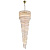 Каскадная люстра Newport Amanda 8943/C gold М0069917