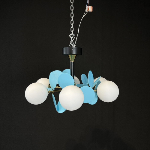 Люстра На Штанге Matisse Blue D55 By Imperiumloft