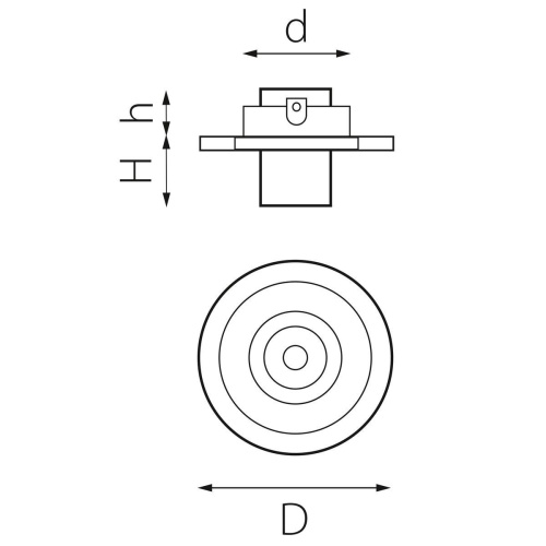 Встраиваемый светодиодный спот Lightstar Intero Tubo (217617+217164) i617164