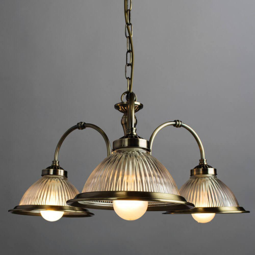 Подвесная люстра Arte Lamp American Diner A9366LM-3AB Подвесная люстра Arte Lamp American Diner A9366LM-3AB