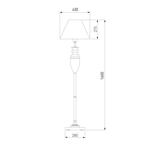 Торшер Eurosvet 009/1T MRD