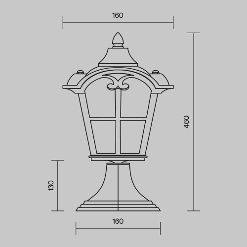 Ландшафтный светильник Maytoni Outdoor O413FL-01BZ Ландшафтный светильник Maytoni Outdoor O413FL-01BZ