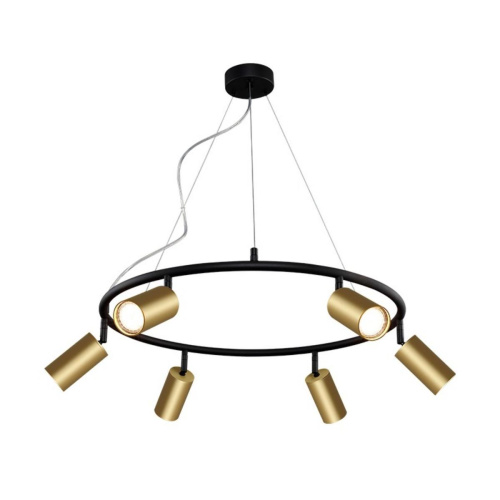 Подвесная люстра Crystal Lux CLT 015C6 D600 BL-GO Подвесная люстра Crystal Lux CLT 015C6 D600 BL-GO