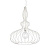 Подвесной светильник Ideal Lux Clarissa SP1 Bianco 220604