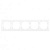 Рамка Werkel Flock на 5 постов белая WL05-Frame-05-white 4690389059391