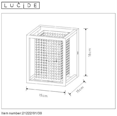 Настенный светильник Lucide Sansa 21222/01/30