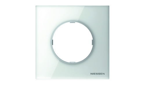 Рамка 1-постовая ABB Sky Moon стекло белое 2CLA867100A3001 Рамка 1-постовая ABB Sky Moon стекло белое 2CLA867100A3001