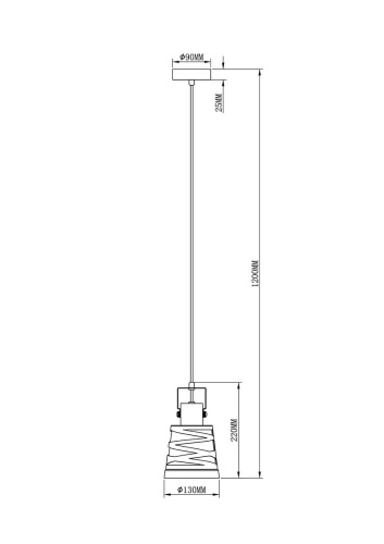 Подвесной светильник Moderli Ekaterina V3020-1P