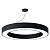 Подвесной светодиодный cветильник Geometria ЭРА Ring SPO-134-B-40K-056 56Вт 4000К черный Б0050565