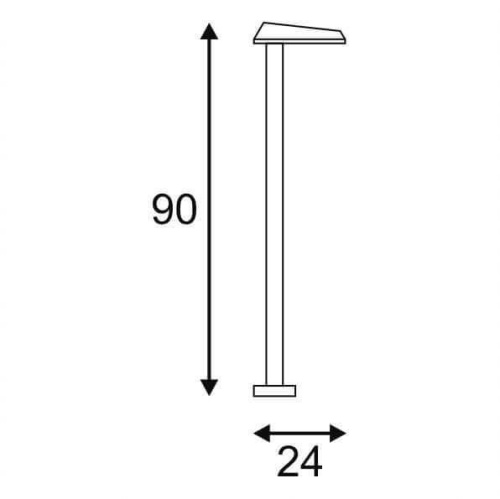 Уличный светодиодный светильник SLV Trapecco Floor 231765