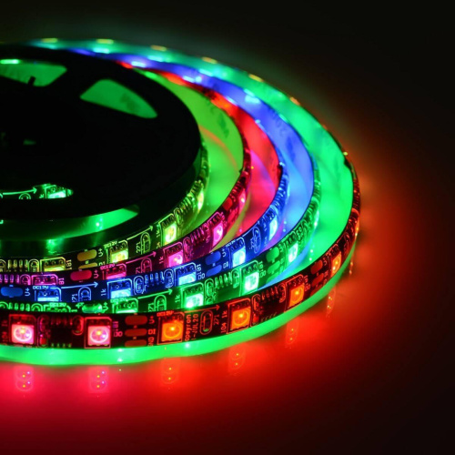 Светодиодная влагозащищенная лента Apeyron 14,4W/m 60Led/m 5050SMD разноцветная 2M 86ЦЛ Светодиодная влагозащищенная лента Apeyron 14,4W/m 60Led/m 5050SMD разноцветная 2M 86ЦЛ
