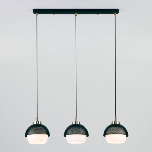 Подвесной светильник Eurosvet 50106/3 античная бронза/черный Подвесной светильник Eurosvet 50106/3 античная бронза/черный