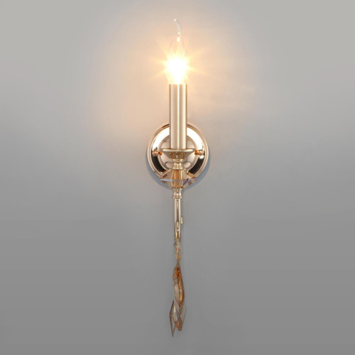 Бра Eurosvet Telao 10120/1 золото/тонированный хрусталь Strotskis