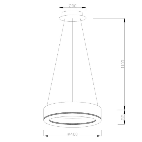 Подвесной светодиодный светильник Moderli Viso V1770-PL