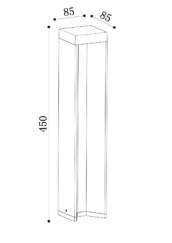 Уличный светодиодный светильник Maytoni Essen O596FL-L9B4K