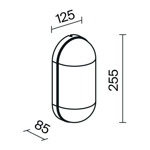 Настенный светильник (бра) Outdoor O449WL-01GF Настенный светильник (бра) Outdoor O449WL-01GF