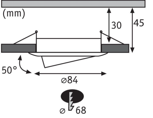 Встраиваемый светодиодный светильник Paulmann Zigbee LED Nova Plus 92962