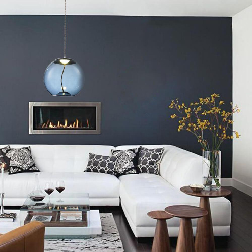 Подвесной светодиодный светильник Lumien Hall Avila LH4110/1PC-CR-BL Подвесной светодиодный светильник Lumien Hall Avila LH4110/1PC-CR-BL