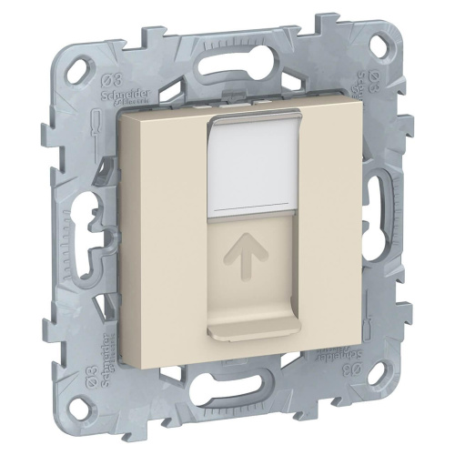 Розетка компьютерная RJ45 Schneider Electric Unica New Cat. 6 UTP NU541544
