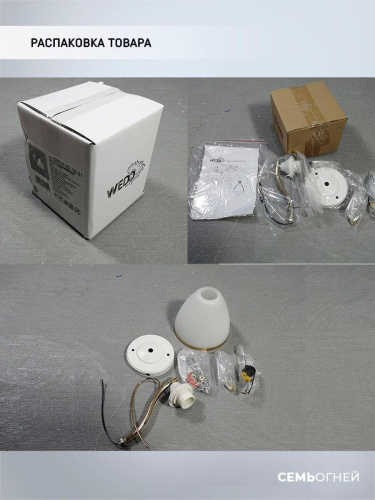 Бра Seven Fires Dzintars WD3523/1W-WT-FGD-WT