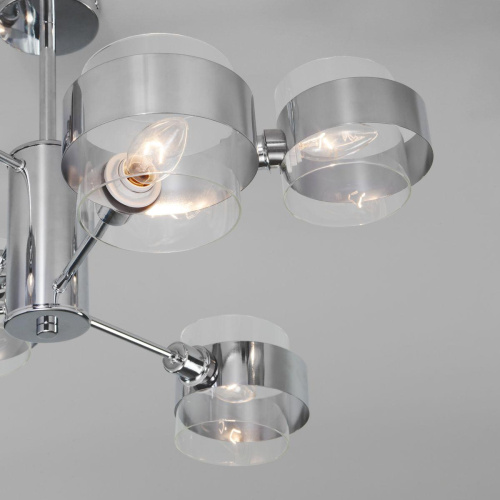 Потолочная люстра Eurosvet Arcada 70127/6 хром Потолочная люстра Eurosvet Arcada 70127/6 хром