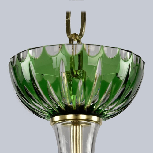 Подвесная люстра Bohemia Ivele 1308/6/165 G Cl/Clear-Green/H-1K Подвесная люстра Bohemia Ivele 1308/6/165 G Cl/Clear-Green/H-1K