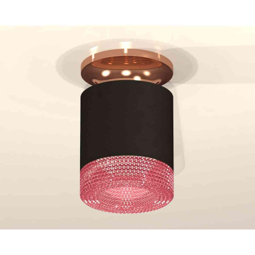 Комплект накладного светильника Ambrella light Techno Spot XS7402123 SBK/PPG черный песок/золото розовое полированное (N7930, C7402, N7193) Комплект накладного светильника Ambrella light Techno Spot XS7402123 SBK/PPG черный песок/золото розовое полированное (N7930, C7402, N7193)