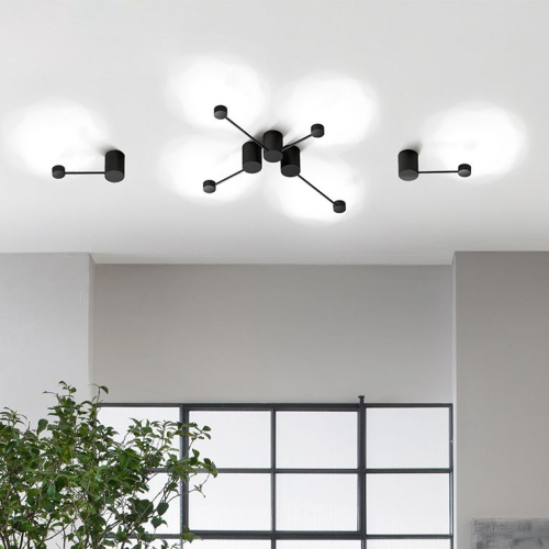 Бра Via Pin Wall L29,5 Black By Imperiumloft