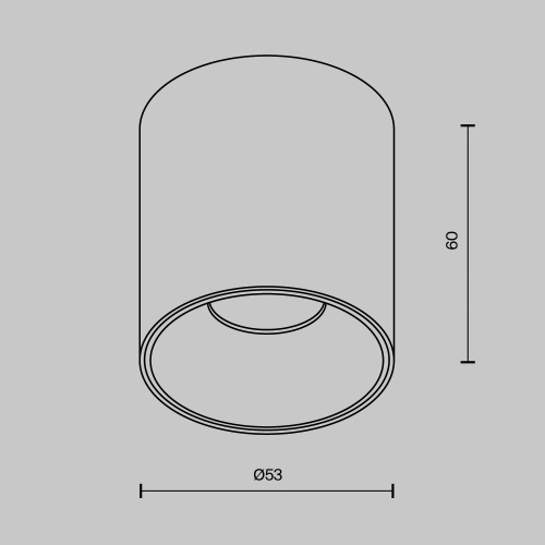 Потолочный светильник Technical C064CL-5W3K-RD-B Потолочный светильник Technical C064CL-5W3K-RD-B