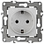 Розетка ЭРА 12 2P E Schuko 16A 250V винтовой зажим 12-2011-01 Б0029234