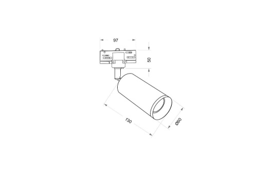 Трековый светильник Maytoni Technical Focus TR028-3-GU10-MG