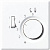 Накладка регулятора теплого пола Jung LS 990 белая LSFTR231PLWW