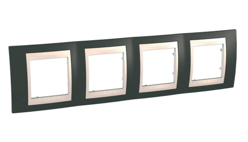 Рамка 4-постовая Schneider Electric Unica Хамелеон MGU6.008.571