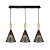 Подвесная люстра Seven Fires Beinir WD3606/3P-BK