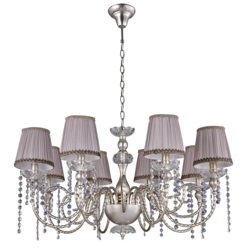 Подвесная люстра Crystal Lux Alegria SP8 Silver-Brown Подвесная люстра Crystal Lux Alegria SP8 Silver-Brown