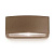 Уличный настенный светильник Ideal Lux Andromeda AP1 Coffee 163536