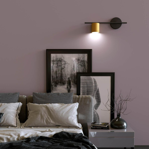 Настенный светильник Elektrostandard Acru LED черный/золото MRL LED 1019 a047882 Настенный светильник Elektrostandard Acru LED черный/золото MRL LED 1019 a047882