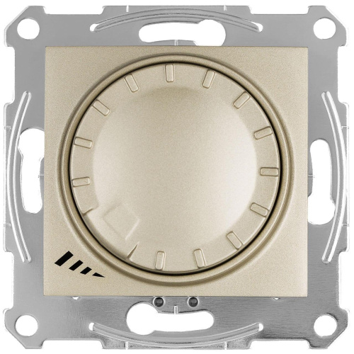 Диммер поворотно-нажимной универсальный Schneider Electric Sedna 4-400W SDN2201268