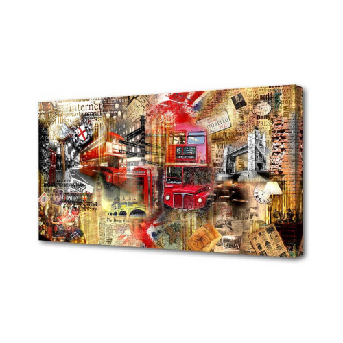 Холст Весь Лондон III Toplight 50х100х2см TL-H3045