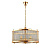 Подвесная люстра Crystal Lux Tadeo SP6 D600 Gold/Transparente