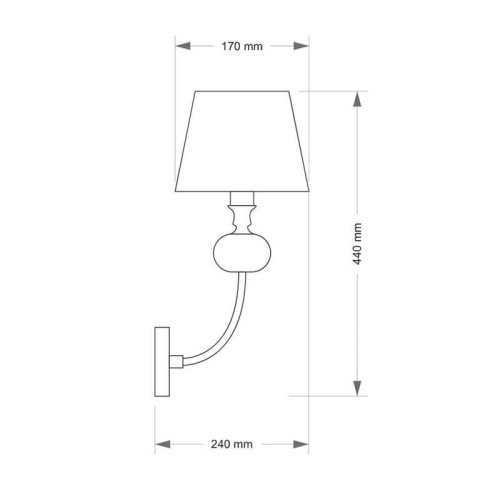 Бра Kutek Mood Narni NAR-K-1 (BC)