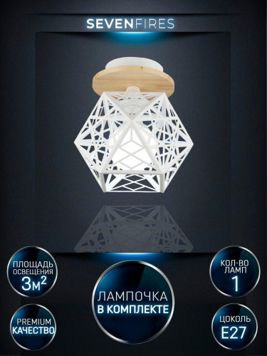 Потолочный светильник Seven Fires Aland WD3572/1C-WT Потолочный светильник Seven Fires Aland WD3572/1C-WT
