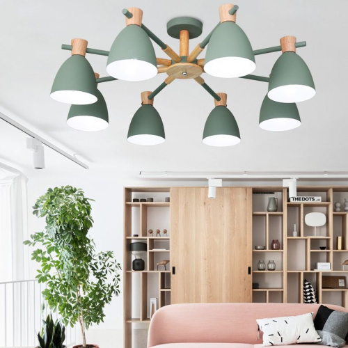 Потолочная Люстра Folke 6 Green By Imperiumloft