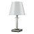 Настольная лампа Crystal Lux Nicolas LG1 Nickel/White