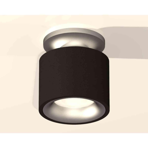 Комплект накладного светильника Ambrella light Techno Spot XS7511101 SBK/MCH черный песок/хром матовый (N7928, C7511, N7013)